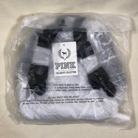 Pink VS Collegiate Clear Micro Backpack - Picture 3 of 5